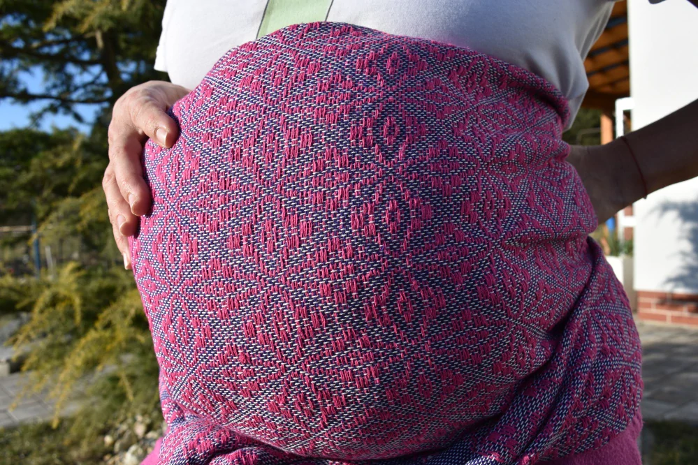 MEXICKÉ Rebozo - Růžová Emilia 330 x 65cm