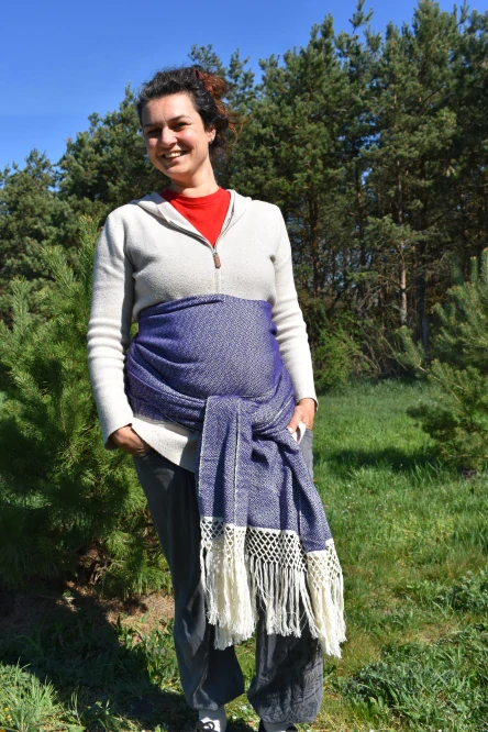 MEXICKÉ Rebozo - Fialová Berenice - 40 x 60cm