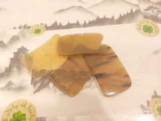 GUASHA - Klasická destička z Rohoviny / Světlá