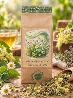 BYLINKYODHANKY - Vánek pěti bylin - FARMÁŘSKÁ EDICE - Bylinný čaj při nachlazení a rýmě 100g