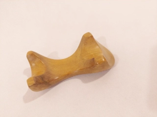 GUASHA - Dřevěná Masážní Pomůcka Světlá