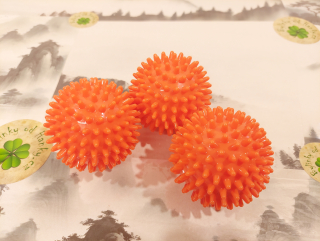 Masážní Gumová Kulička - 60mm / Oranžová