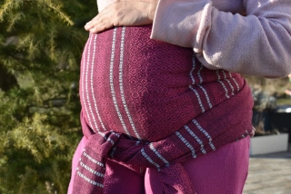 MEXICKÉ Rebozo - Tmavě Růžová Brenda 330 x 65cm