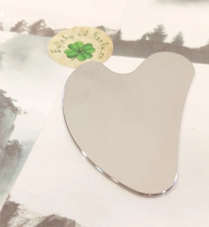 GUASHA - Tenká Kovová Leštěná Slza