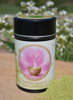 BYLINKYODHANKY - Dotek Srdce - Matcha s Damašskou růží 80g