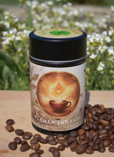 BYLINKYODHANKY - Plamen Jantaru v Dóze - Houbová káva s Cordycepsem 80g